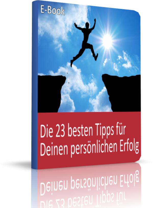 Gratis E-Book "Die 23 besten Tipps für Deinen persönlichen Erfolg" von GripsCoachTV