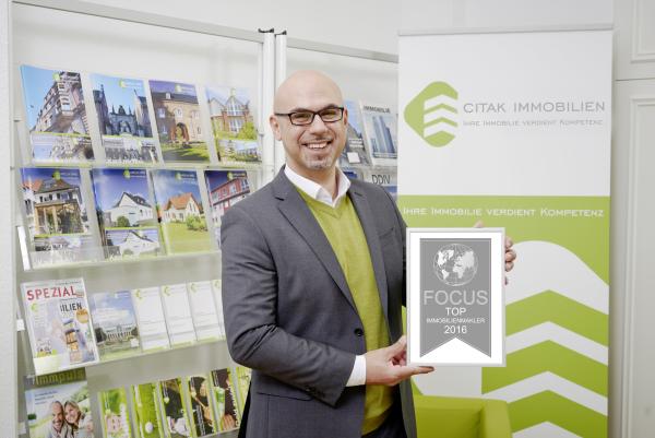 Im FOCUS: ausgezeichneter Service von TOP-Makler Citak Immobilien in Köln