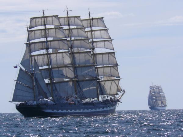 Viermaster Kruzenshtern macht in Kiel fest und lädt zum "Open Ship" ein