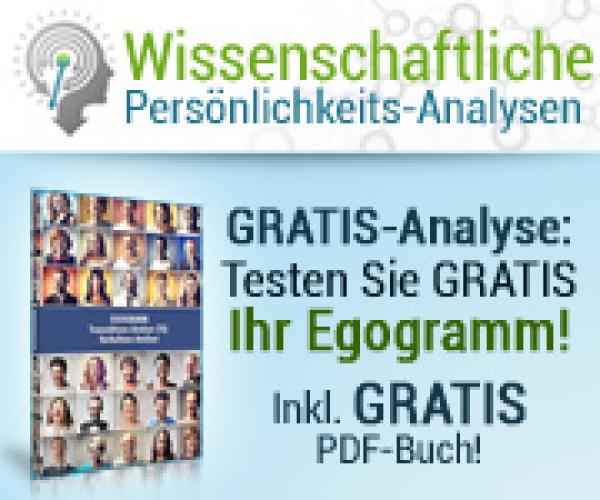 Die Persönlichkeit ist etwas Besonderes und sehr verschieden ausgeprägt.