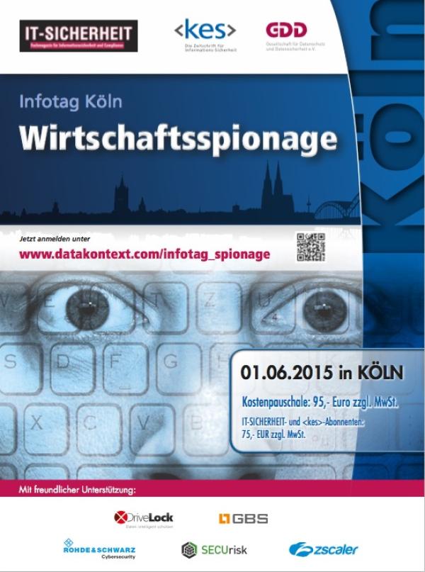 Infotag klärt kompakt über Wirtschaftsspionage auf