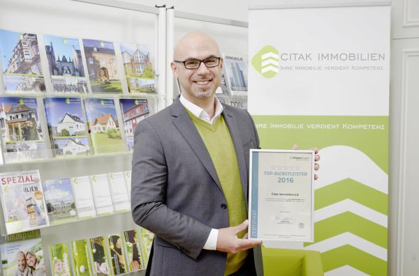 ProvenExpert-Prädikat "SEHR GUT": Citak Immobilien ist der TOP-Dienstleister 2016 in Köln