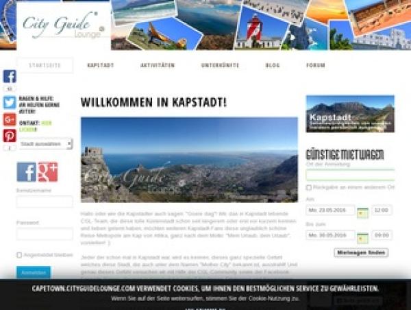 Kapstadt entdecken danke capetown.cityguidelounge.com