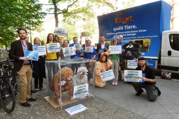 Tierschutzbüro erfolgreich vor Berliner Gericht  "Circus Krone quält Tiere" darf weiterhin gesagt werden