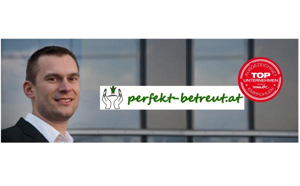 perfekt-betreut.at: empfohlenes TOP Unternehmen in der Kategorie Seniorenbetreuung in Österreich
