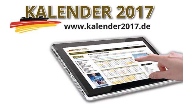 Die Ferienplanung der Deutschen beginnt im Onlinekalender 2017