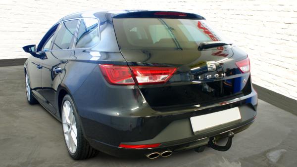 Anhängerkupplung für den Seat Leon ST FR bei www.anhaengerkupplung-fuer-seat.de mit Video