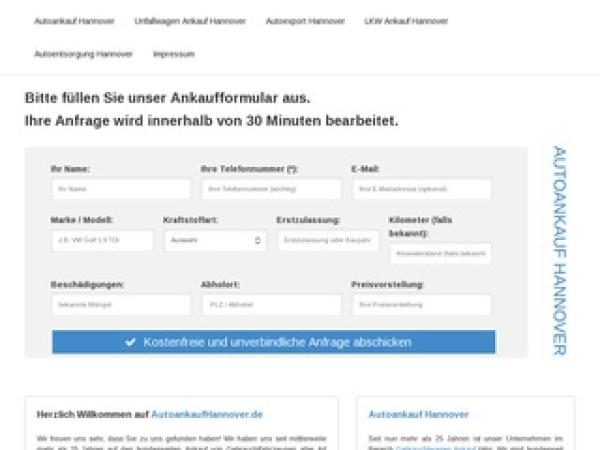 Transparenter Autoankauf zu fairen Preisen auf autoankaufhannover.de