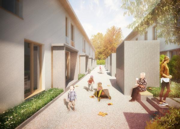 Sozialer Wohnungsbau mit "Eigenheim-Gefühl"