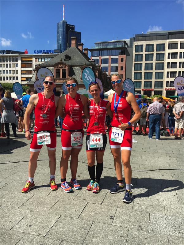 Frankfurt City Triathlon - TOP-Platzierungen für heimische Triathleten