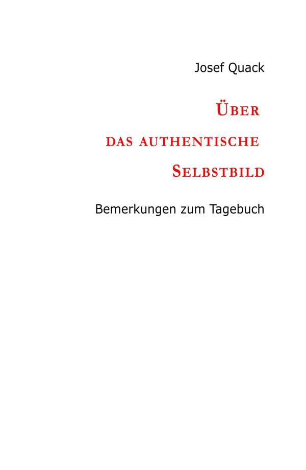 Über das authentische Selbstbild - Sachbuch diskutiert die Frage, ob Tagebücher Literatur sind