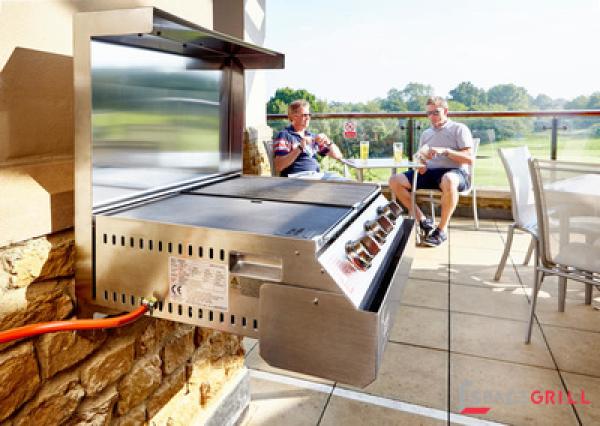 SPACE GRILL - ein Design prämierter Gas Grill mit optimaler Raumnutzung