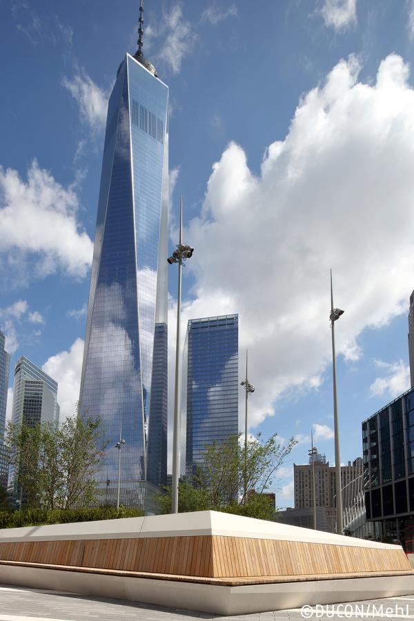 Der Liberty Park in New York wurde eröffnet - mit dem Hochleistungsbeton DUCON aus Deutschland!