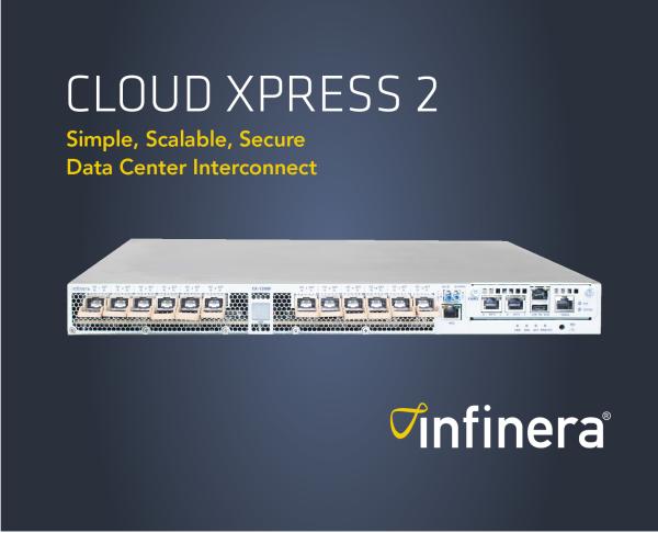 Infinera stellt Cloud Xpress 2 mit Infinite Capacity Engine vor