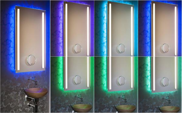 Design- Neuheit: Der "Feel Good" Multicolor LED-Farblicht- & Designspiegel des Designers Torsten Müller