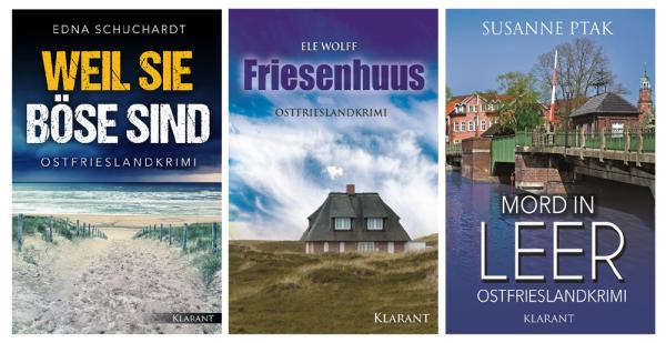 Ostfrieslandkrimi -Taschenbücher aus dem Klarant Verlag