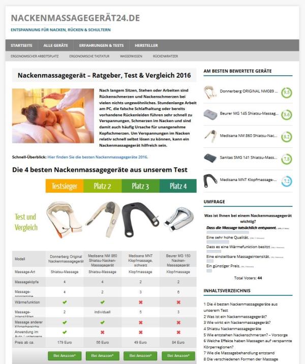 Verspannungen lösen mit dem Nackenmassagegerät 