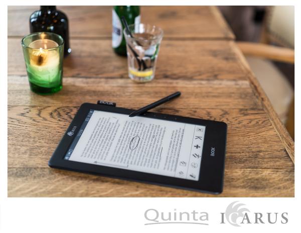 Größter eReader mit Front-Beleuchtung - ICARUS Illumina Pro