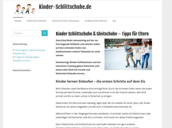 Schlittschuhlaufen lernen mit den richtigen Kinder Schlittschuhen