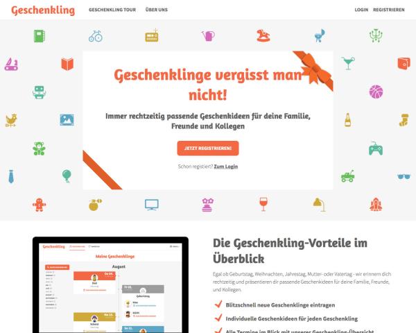 Geschenklinge vergisst man nicht - Das Startup Geschenkling bietet Geschenkideen zum richtigen Zeitpunkt