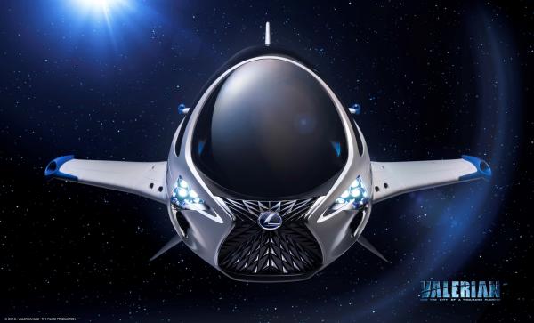 Lexus und Filmstudio "EuropaCorp" enthüllen futuristischen "Skyjet" des 28. Jahrhunderts