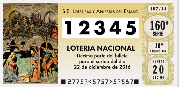 Spanische Weihnachtslotterie "Lotería de Navidad"