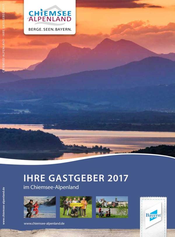 Neues Gastgeberverzeichnis für die Region Chiemsee-Alpenland