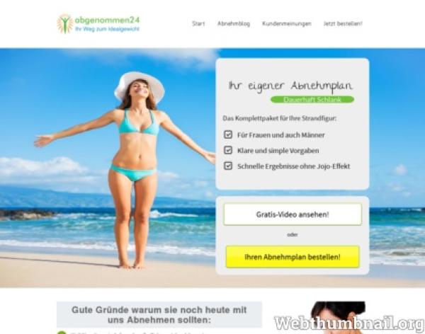  Ernährungsplan zum Abnehmen von abgenommen24.de 