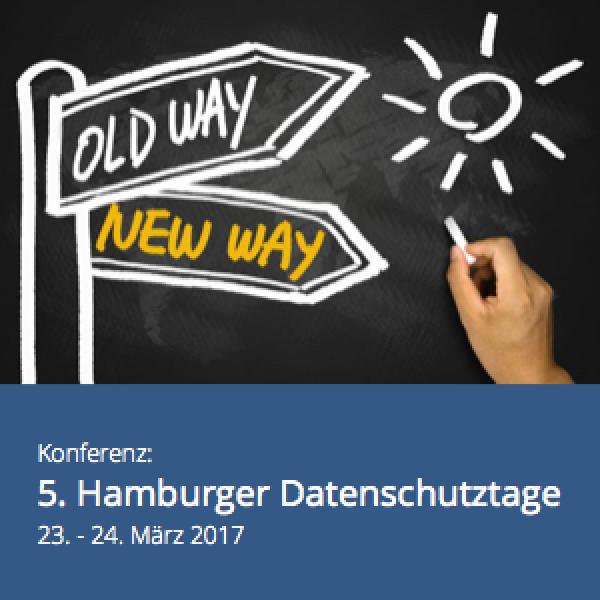 5. Hamburger Datenschutztage im März 2017