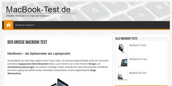  Aktuelle Macbook`s im Test und Vergleich auf macbook-test.de 