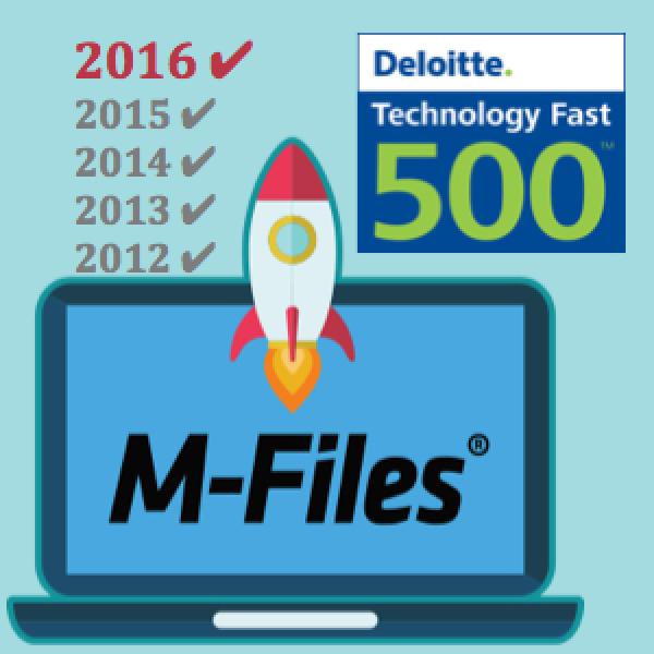 M-Files gehört zu Deloittes Technology Fast 500 EMEA