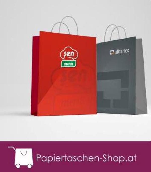 Papiertaschen und Papiertragetaschen individuell bedrucken lassen