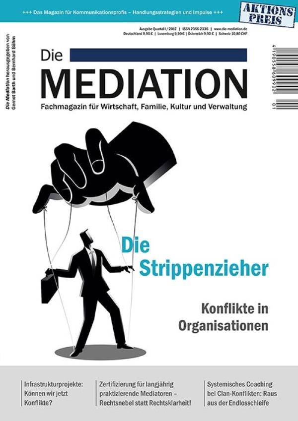 Fachmagazin zum Aktionspreis von 9,90 Euro "Die Strippenzieher - Konflikte in Organisationen"