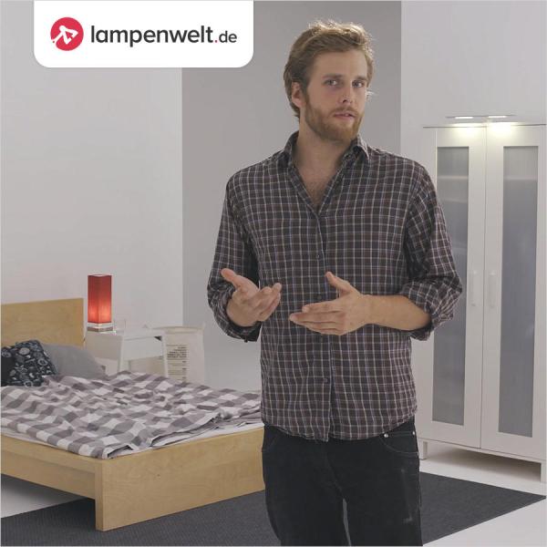 Neues Ratgeber-Video von Lampenwelt.de: Entspannen & arbeiten in einer Schlafzimmer-Homeoffice-Kombination