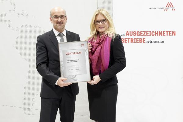 ABW erneut als "Leitbetrieb Austria" ausgezeichnet