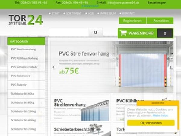  PVC Streifenvorhang von torsysteme24.de 