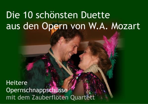 Die Duette in Mozarts Opern - besondere Musik mit dem Zauberflöten Quartett