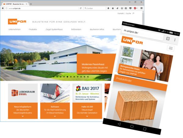 Unipor mit neuem Online-Auftritt