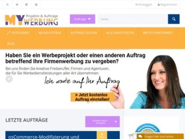  Freelancer warten auf Ihren Auftrag bei my-werbung.de 