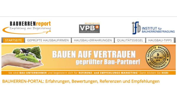BAUHERREN-PORTAL: Qualitätsbotschaften im Haus- und Wohnungsbau besser transportieren