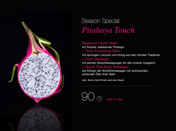 Fruchtige Gesichtspflege aus frischer Drachenfrucht und wohltuende asiatische Massagetraditionen im Herzen Ber