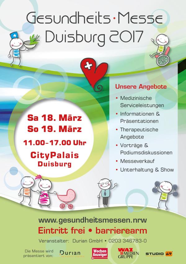 Gesundheitsinformationen aus erster Hand auf der Gesundheits.Messe.Duisburg