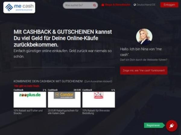 Cashback & Gutscheine von me cash auf me-personal.com