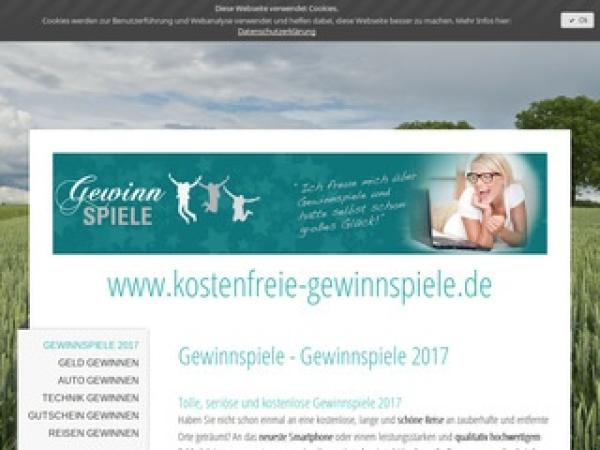 Kostenlose Gewinnspiele auf kostenfreie-gewinnspiele.de - So geht Gewinnen heute