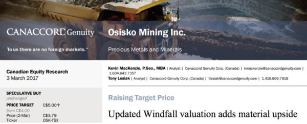 Osisko Mining - wird hier Osisko Gold Royalties neue Cash-Maschine geschmiedet?