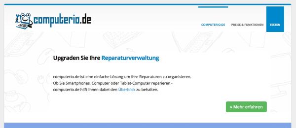 computerio.de die Reparaturverwaltung für die Cloud zeigt sich in der neuen Version von seiner besten Seite