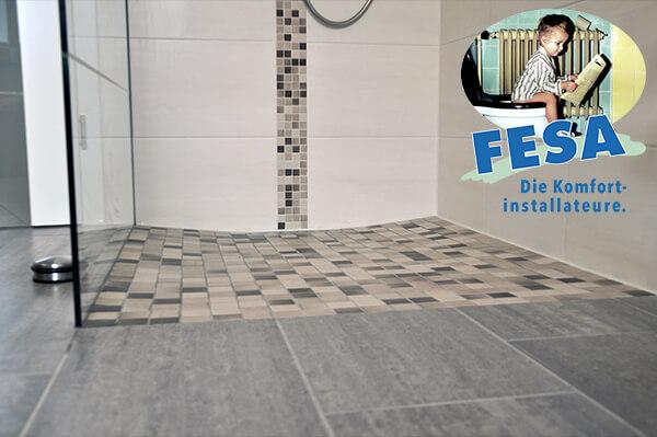 Badewanne durch Dusche ersetzen - die Klempner der FESA GmbH aus Markkleeberg bieten durchdachte Lösungen.