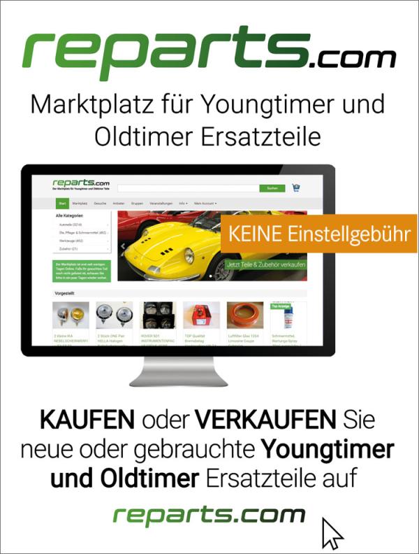 Neuer Marktplatz für Youngtimer und Oldtimer Ersatzteile: Reparts.com