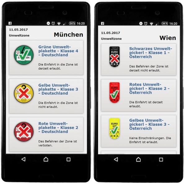 transport logistic 2017: Europäische Umweltzonen - Durchblick mit der Green-Zones-App