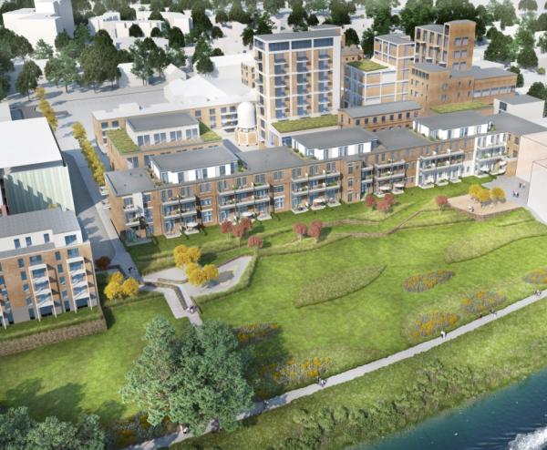 Ehemaliges Phrix-Gelände in Hattersheim: Wohnen im historischen Industriedenkmal